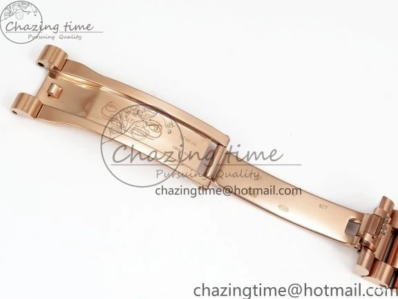 MiroTime 0209 OdorResistant Day Date 36 RG TWSF Best Edition White Diamonds Dial on RG Bracelet A 1610